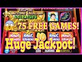 MASSIVE HANDPAY JACKPOT on HIGH LIMIT TRIPLE FORTUNE DRAGON UNLEASHED! EPIC 75 SPINS![AOTW]