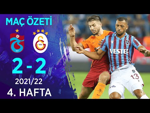 Trabzonspor 2-2 Galatasaray MAÇ ÖZETİ | 4. Hafta - 2021/22