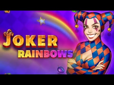 Epic win. Joker Rainbows slot from Kalamba Games