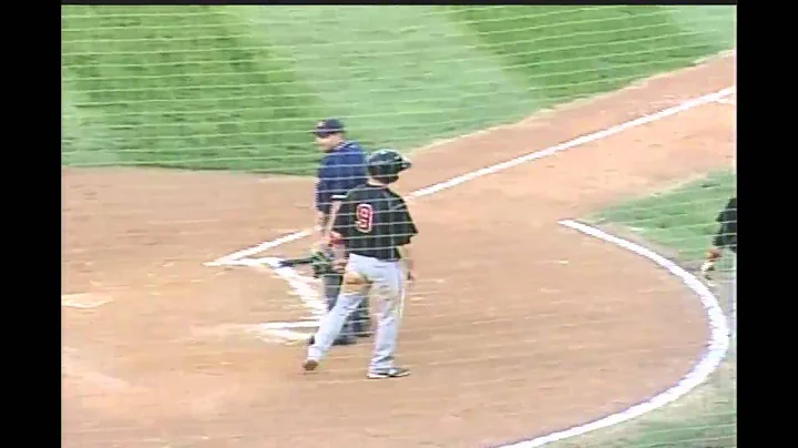 Donnie Webb Fourth Inning Double Play at Home Plate