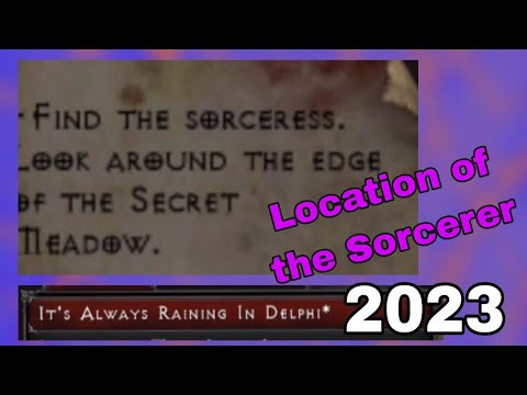 It's always raining in Delphi | Sorceress location - Quest guide Vampire's fall Origin rpg