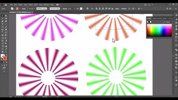 how to make   the Halftone Sunburst Pattern in adobe illustrator #adobeillustrator #arttutorial