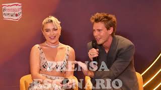 FLORENCE PUGH   AUSTIN BUTLER    PRESS CONFERENCE  DUNE 2  MEXICO