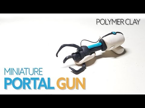 Making Portal Gun Miniature :: Polymer Clay Art