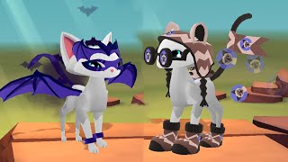 Обзор на СИАМСКУЮ КОШКУ 🐱‍👓 АВТОНЯНЮ 🤖 СТАЙНЫЕ БЕГА  в Animal Jam