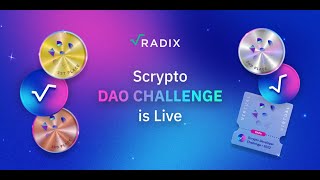 Scrypto DAO Challenge is Live!