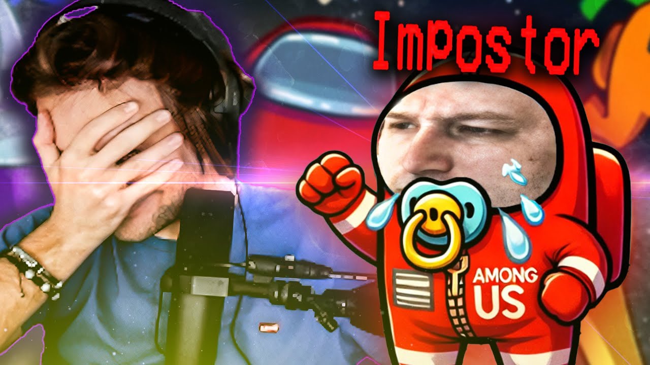 Among Us z 38-letnim dzieciakiem – dajcie mu wygrać!! 🤬🤬🤬