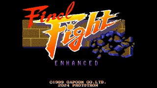 Amiga longplay 🔵 Final Fight Enhanced - 4K 🔴