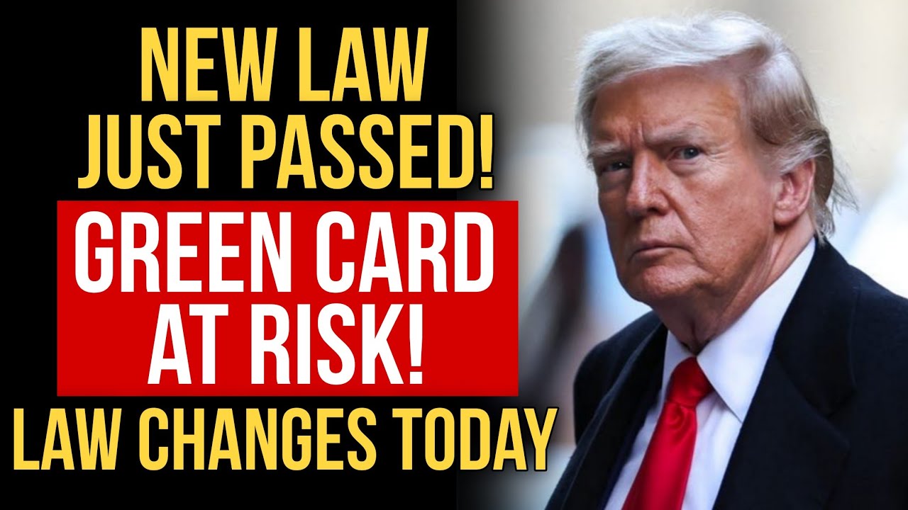🚨СРОЧНОЕ ОБНОВЛЕНИЕ! Новый закон США об иммиграции 2026 года – обладатели грин-карты под угрозой.