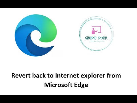 How to revert back to Internet Explorer from Microsoft Edge