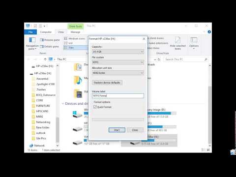 Video: So Formatieren Sie Einen USB-Stick Im NTFS-System
