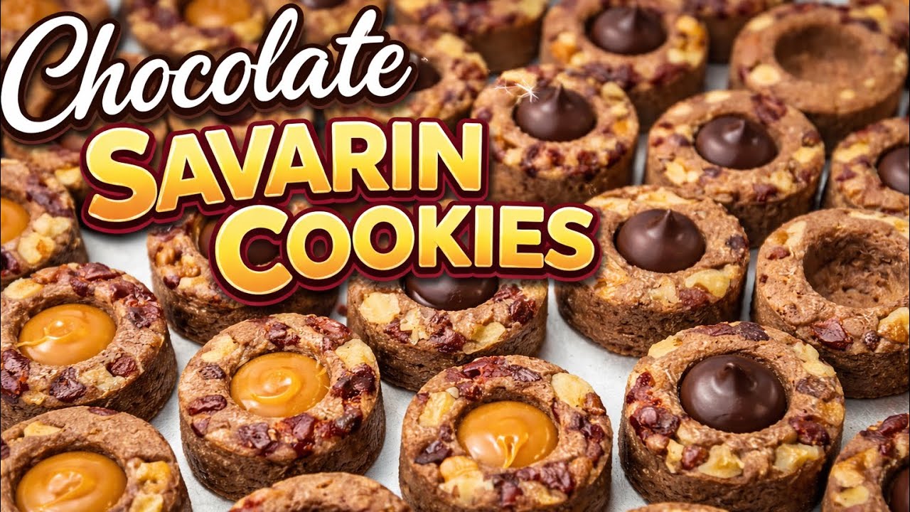 Chocolate Savarin cookie , Make it at home and enjoy it