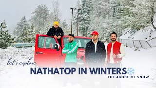 ROAD BLOCK ? TRIP WITH UMRAN, SAMAD & ATEEB AT NATHATOP IN RUBICON || HEAVY SNOWFALL ||J&K||