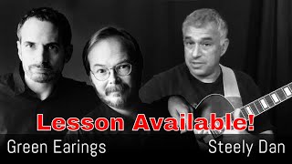 Green Earrings - Steely Dan - Fingerstyle Guitar - Jake Reichbart - lesson available