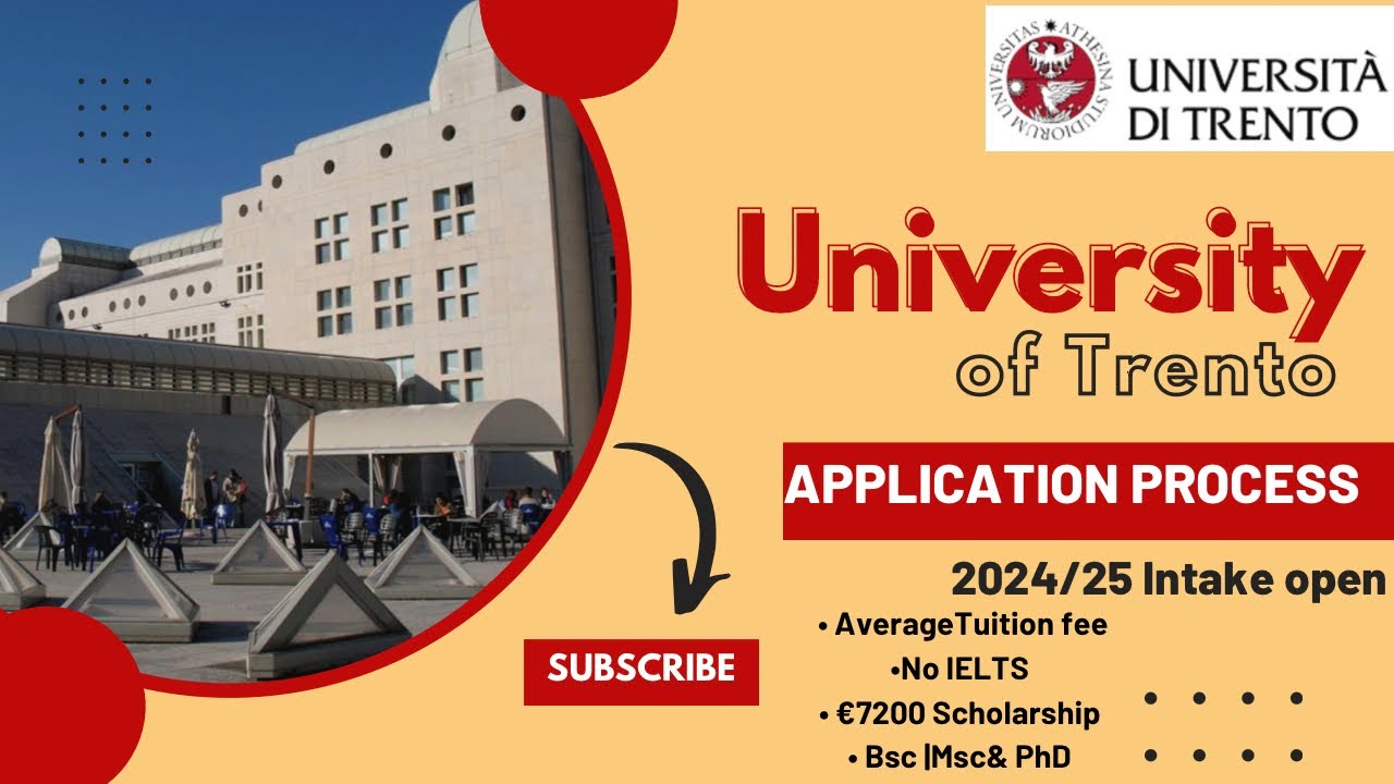 university of trento phd application