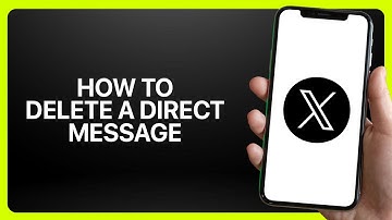How To Delete A Direct Message In X App (Twitter) 2025! Tutorial