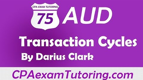 CPA Audit Exam-Transaction Cycles Simulation-Internal Controls-By Darius Clark.