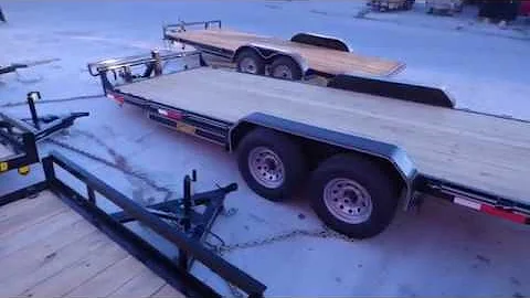 7x20 14K KT Heavy Duty Equipment Trailer