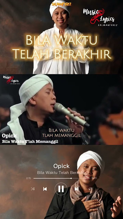 Bila Waktu Tlah Berakhir - Opick #youtubeshorts #liriklagu #lirikvideo #2023 #islamic #indonesia