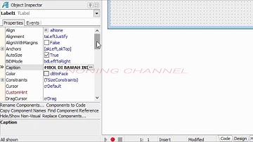 Cara menampilkan "Showmessage" sederhana pada Delphi