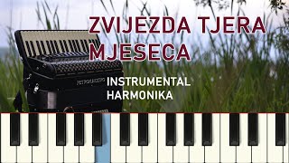 Video thumbnail of "Zvijezda tjera mjeseca - instrumental - harmonika - Vlada Veselinović"