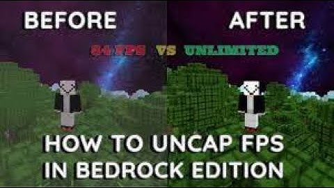 How To Turn Off Vsync/UnCap FPS (Minecraft Bedrock) PC