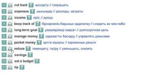 EXCEL 8 for Kaz  M2 CHECK THESE WORDS p 26