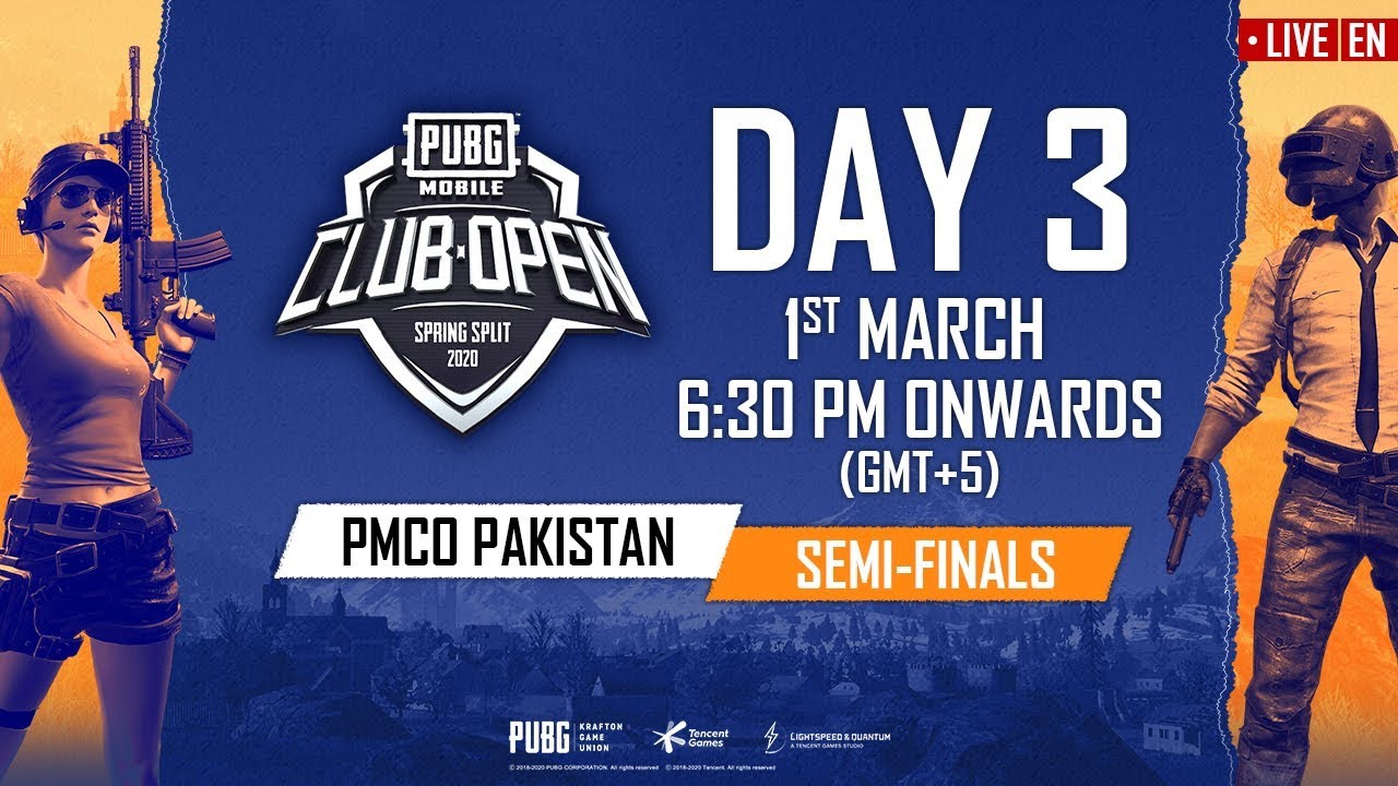 [EN] PMCO Pakistan Semi Finals Day 3 | Spring Split | PUBG MOBILE CLUB OPEN 2020