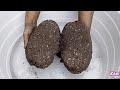 Earthly crunchy gritty Sand Cement crumble dry on floor and water💦💦💦paste play satisfying sound asmr