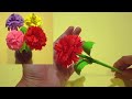 DIY Tutorial Mudah Membuat Bunga Dari Kertas Origami‼️Easy and beautiful paper flowers‼️paper craf