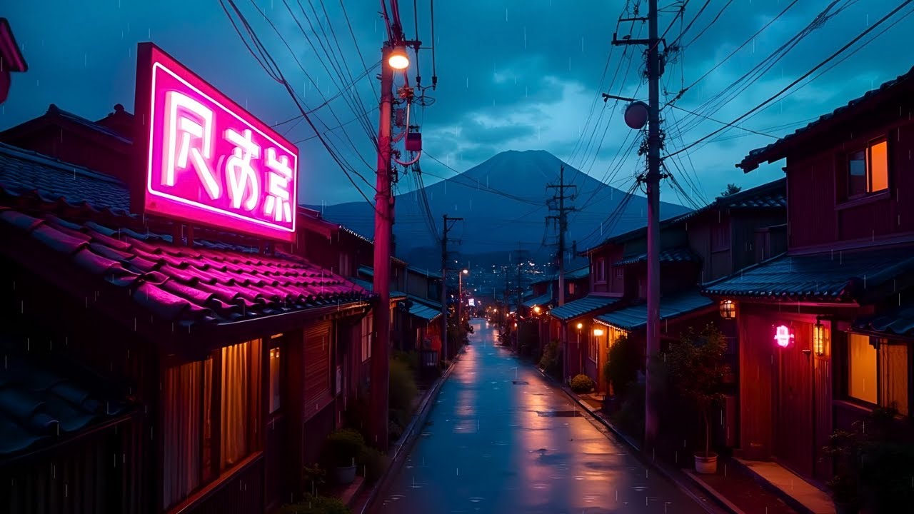 Cozy Tokyo Nights 🌙 Lofi Beats Under the Rain