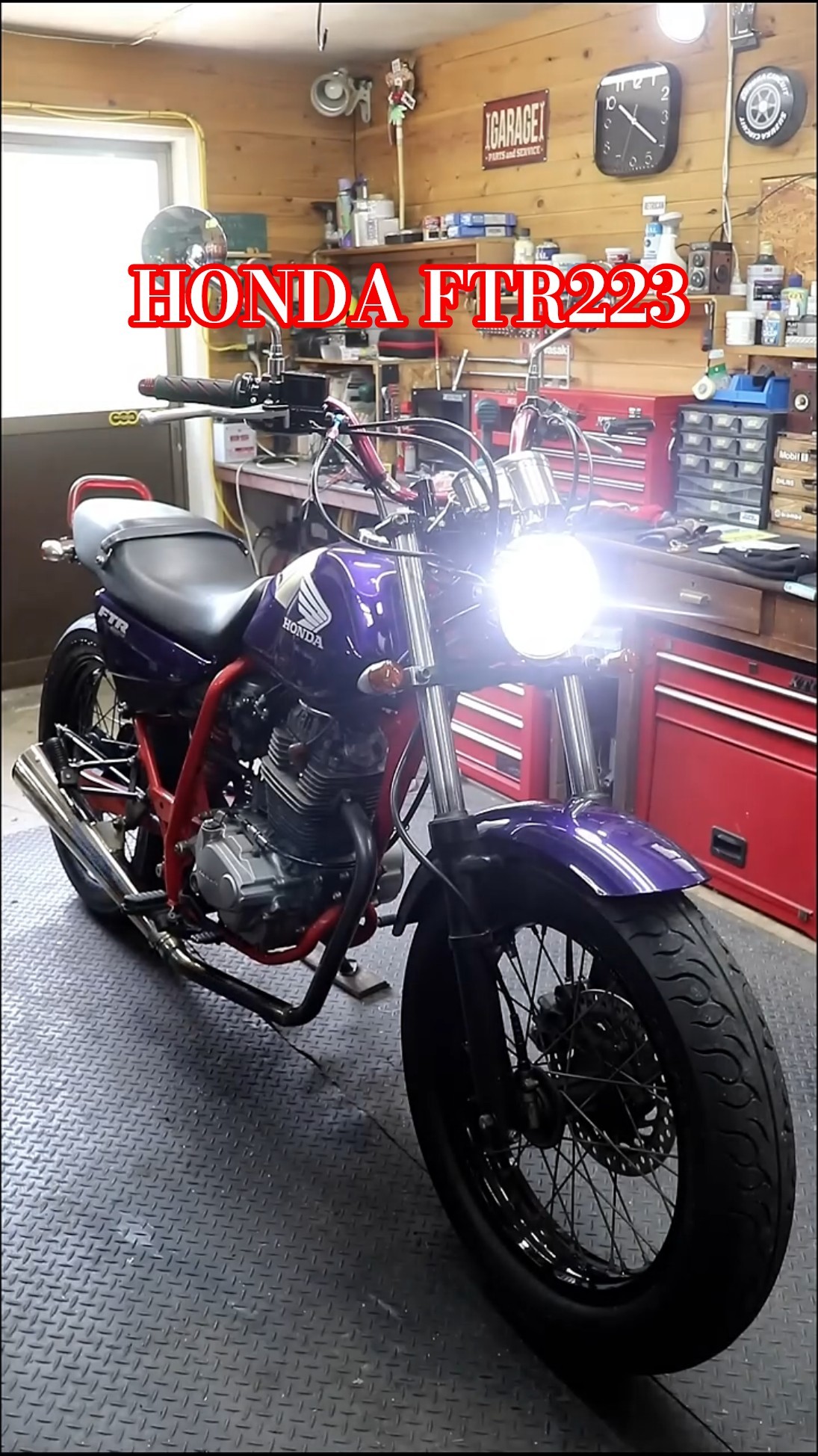 即決！！福岡発 ホンダ FTR223 エンジン始動 書類なし MC34 実働