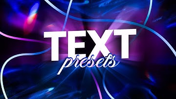 Text Animation Preset Pack - Overview