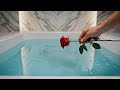 Rose and Flower Bath Bomb ASMR Fizz | Calming Crackling Water Sounds for Stress Relief , No Talking