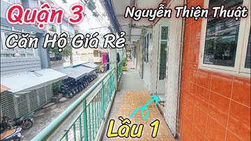 Quận 3 | Căn hộ Lầu 1 chung cư Nguyễn Thiện Thuật | Vị Trí Trung Tâm Thuận Tiện Di Chuyển