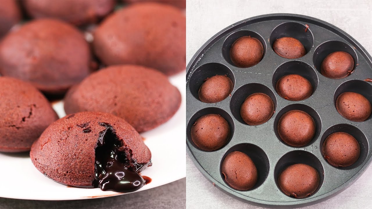 MINI CHOCO LAVA CAKE IN 10 MIN. l EGGLESS & WITHOUT OVEN