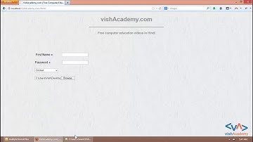 File upload field in HTML forms in Hindi HD