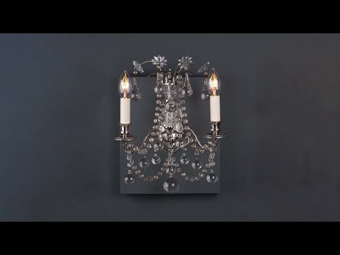 Video: Lysekroner Og Sconces (45 Fotos): Et Sæt I En Stil Til Modeller Af Soveværelser, Vægge Og Loft