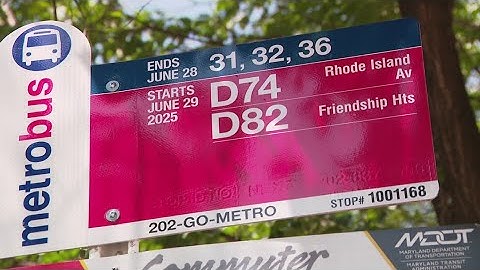 Your bus route has officially changed