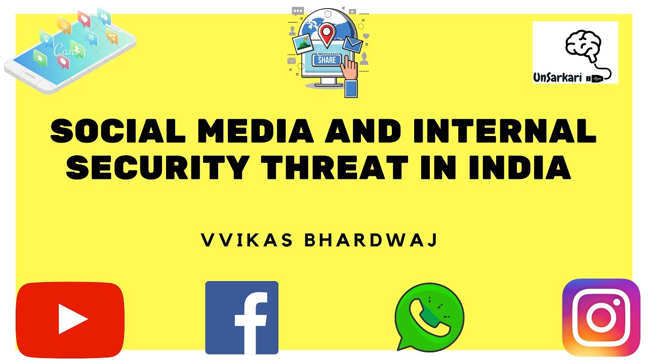 Social Media and Internal Security Threat in India - YouTube