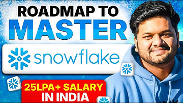 Roadmap To Master SNOWFLAKE | 25+ LPA Salary