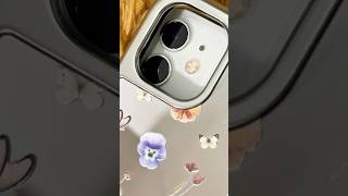 Cozy Reflections 🌸 Silver Mirror Phone Case with Mini Floral #PhoneCase #MirrorCase #Aesthetic