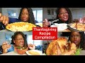 Thanksgiving Compilation Recipes Collard Greens Mac and Cheese Dressing Peach Cobbler and More