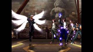 KOF MUGEN White Flame K VS Super Orochi Kyo Team
