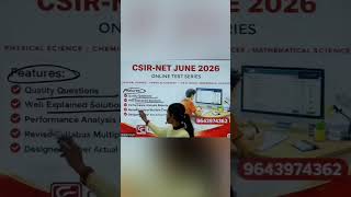 CSIR NET Online Test Series June 2026. #csirnet #csirnetexam #careerendeavour