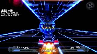 Nitronic Rush Gameplay video (Hardcore Black 2nd place world rank)