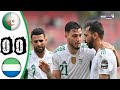 ملخص مباراة الجزائر وسيراليون 0 0 تألق رياض محرز Algérie Vs Sierra Leone 