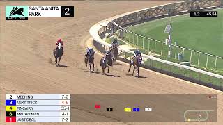 Just Deal Wins Race 2 on Sunday, May 31at Santa Anita Park