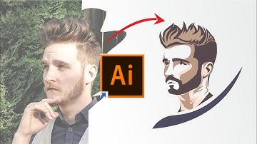 Illustrator Tutorial For Biginners | Beard Men Clipart