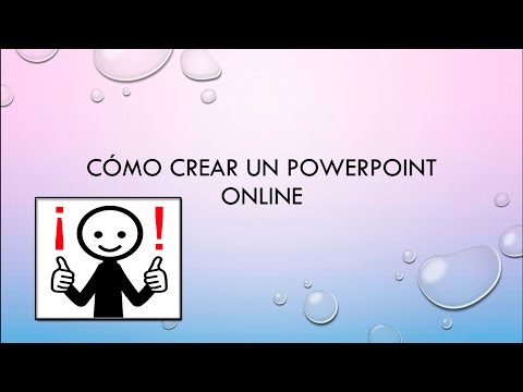 CREATING A POWERPOINT ONLINE